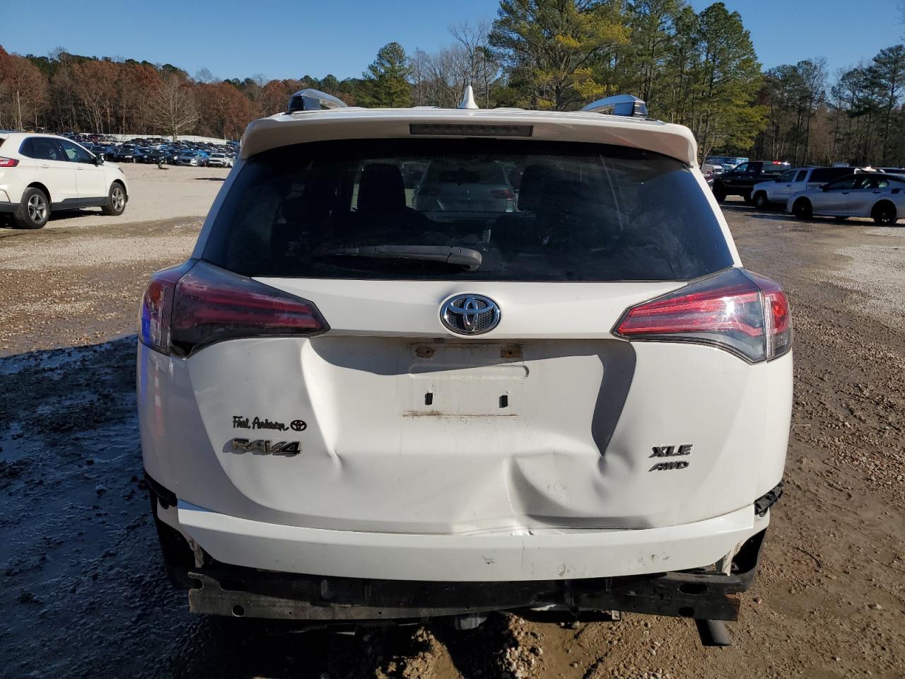 2016 Toyota RAV 4 VIN JTMRFREV4GJ103005 Copart auction photo, rear end / front end damage thumbnail 6