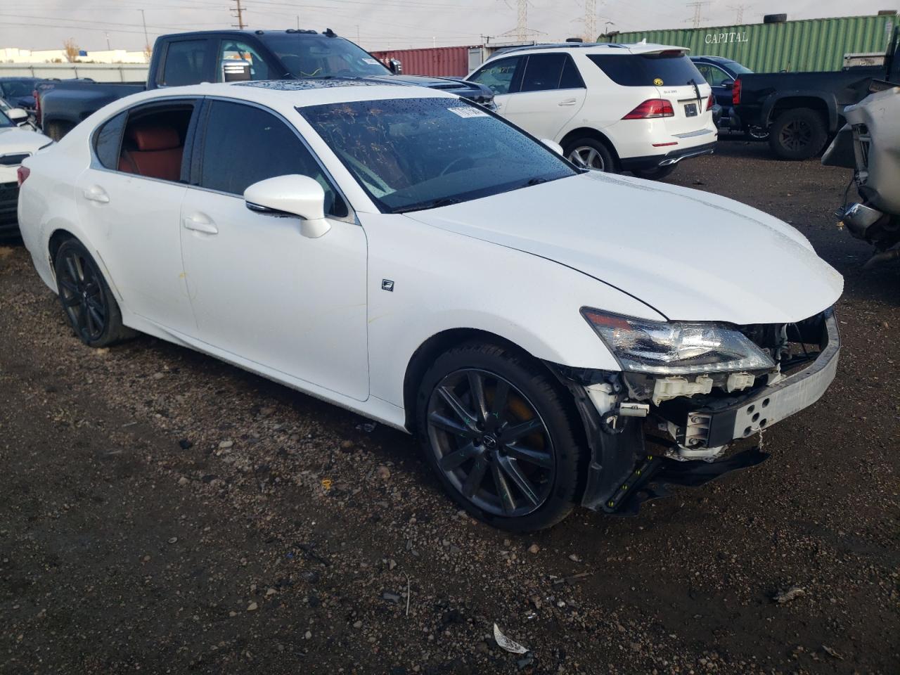 2015 Lexus GS VIN JTHCE1BL8FA006058 Copart auction photo, front end / minor dent/scratches damage thumbnail 4