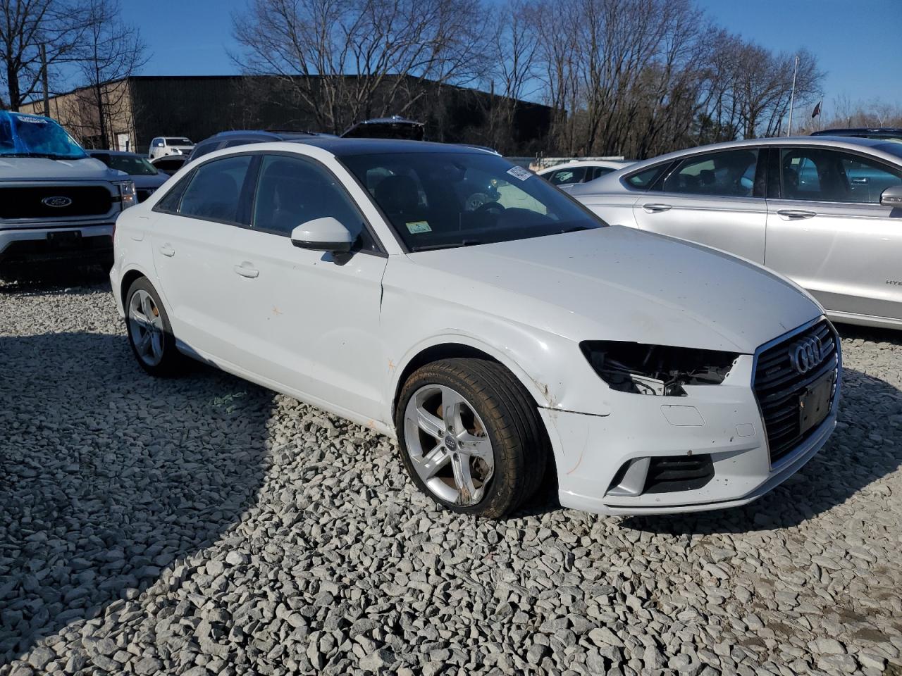 2018 Audi A3 VIN WAUB8GFF8J1044293 Copart auction photo, front end damage thumbnail 4