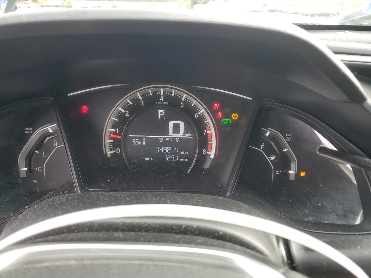 2016 Honda Civic VIN 19XFC2F56GE220471 Copart auction photo, front end damage thumbnail 9