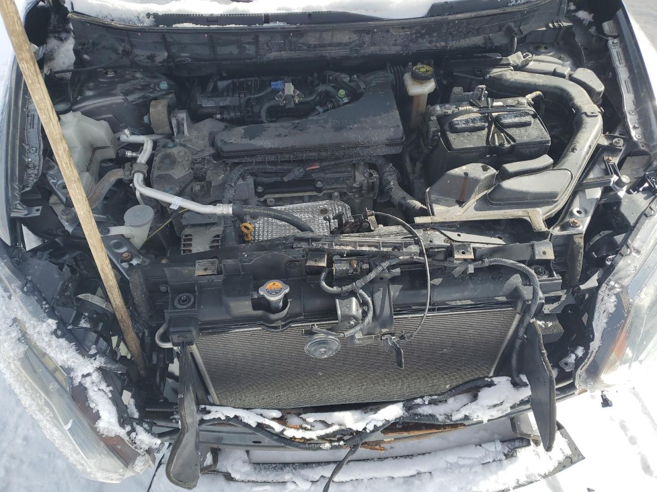 2016 Nissan Rogue VIN KNMAT2MVXGP676311 Copart auction photo, rollover damage thumbnail 13