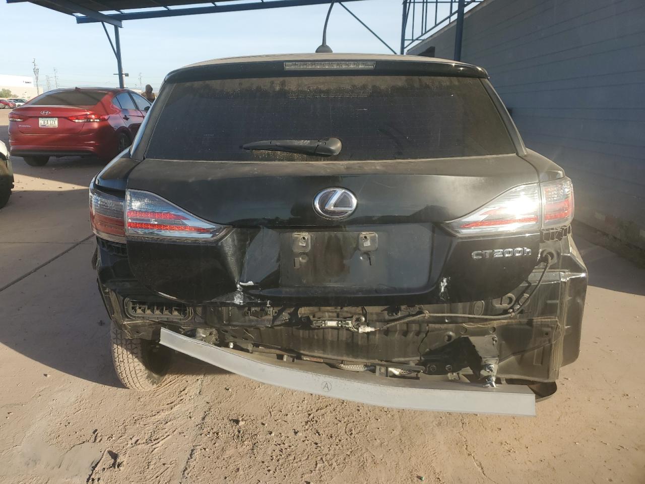 2012 Lexus CT VIN JTHKD5BH2C2108771 Copart auction photo, undercarriage damage thumbnail 6
