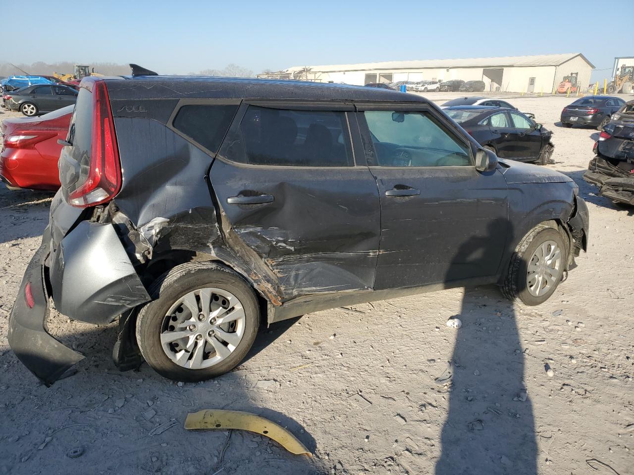 2020 KIA Soul VIN KNDJ23AU1L7735731 Copart auction photo, rear end / front end damage thumbnail 3