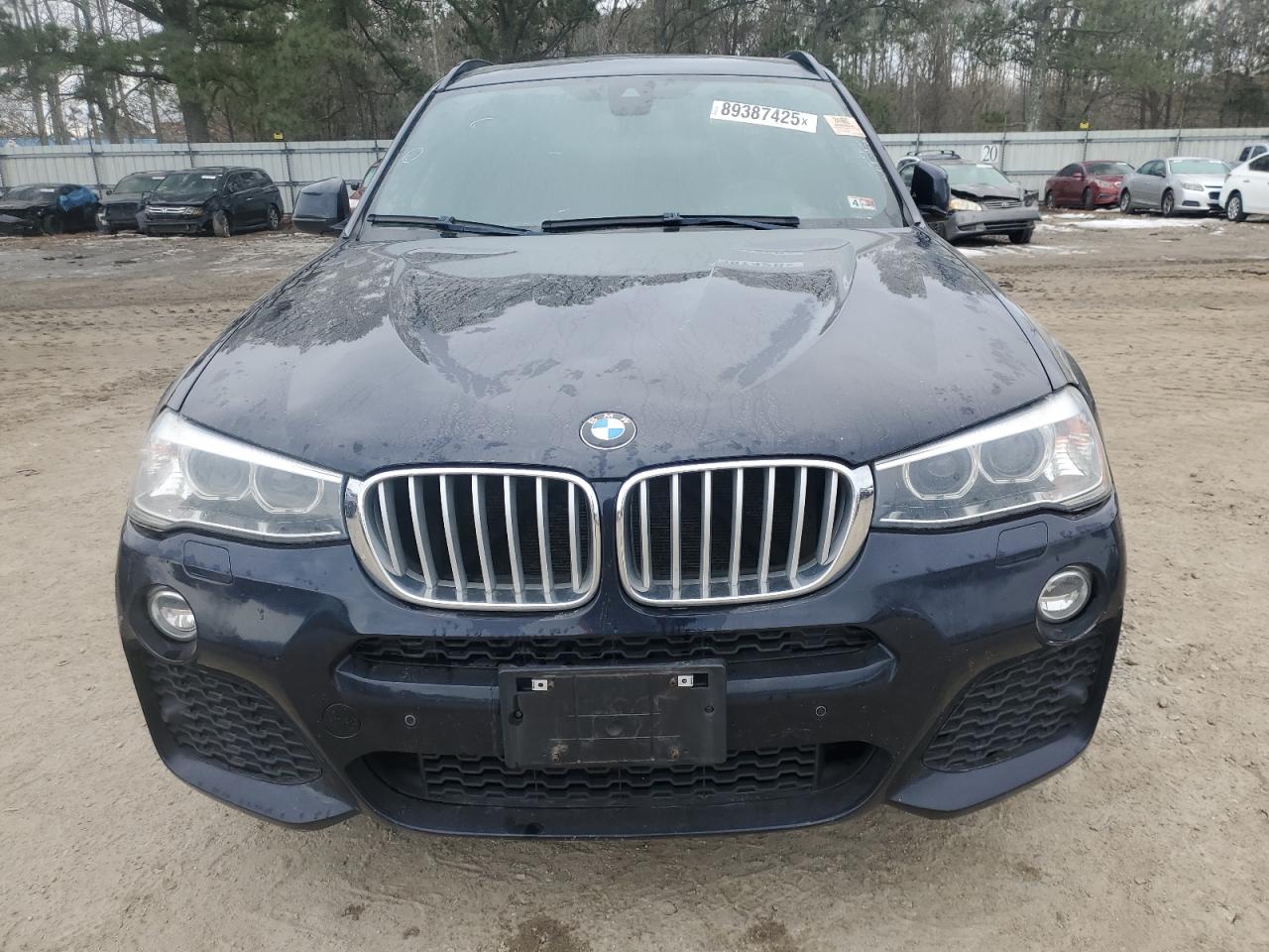 2017 BMW X3 VIN 5UXWX9C59H0T07968 Copart auction photo, mechanical damage thumbnail 5