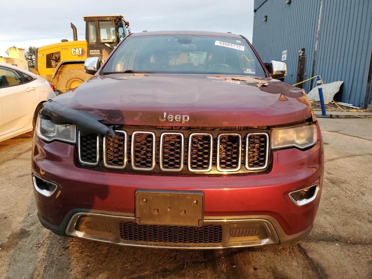 2017 Jeep Grand Cherokee VIN 1C4RJFBGXHC754096 Copart auction photo, burn - engine damage thumbnail 5