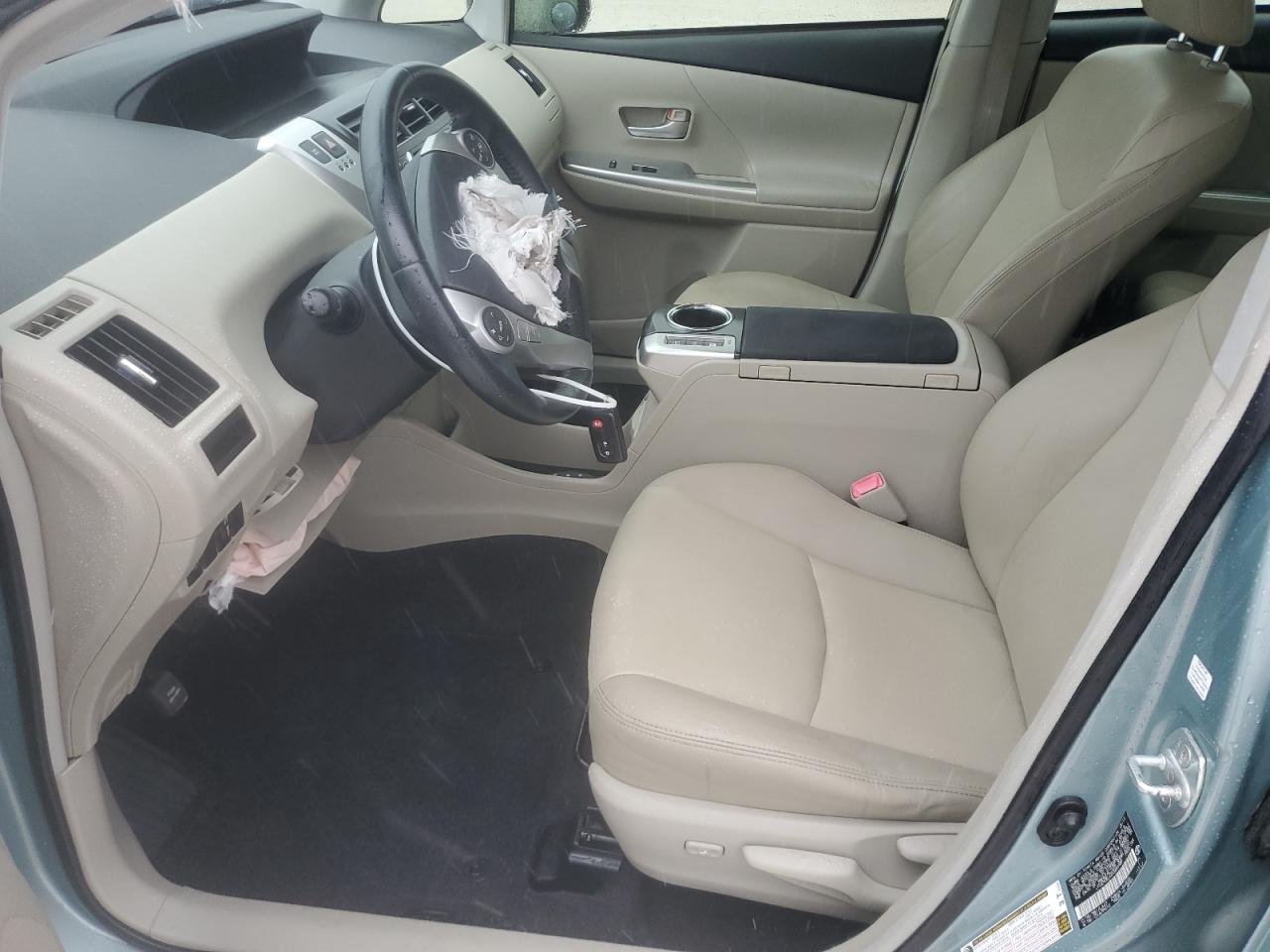 2013 Toyota Prius VIN JTDZN3EU0D3264488 Copart auction photo, front end damage thumbnail 7