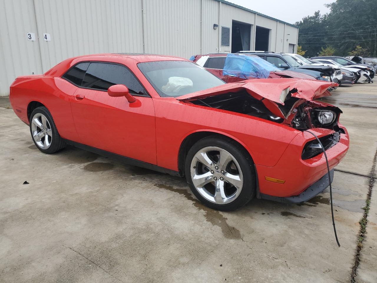 2014 Dodge Challenger VIN 2C3CDYAG6EH204451 Copart auction photo, front end damage thumbnail 4
