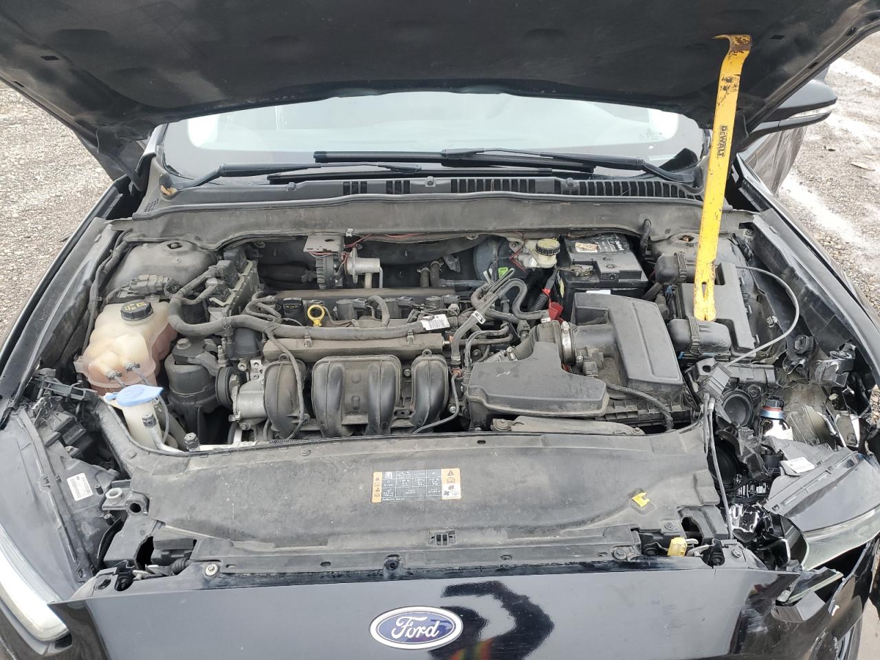 2016 Ford Fusion VIN 3FA6P0G70GR345277 Copart auction photo, front end / side damage thumbnail 11