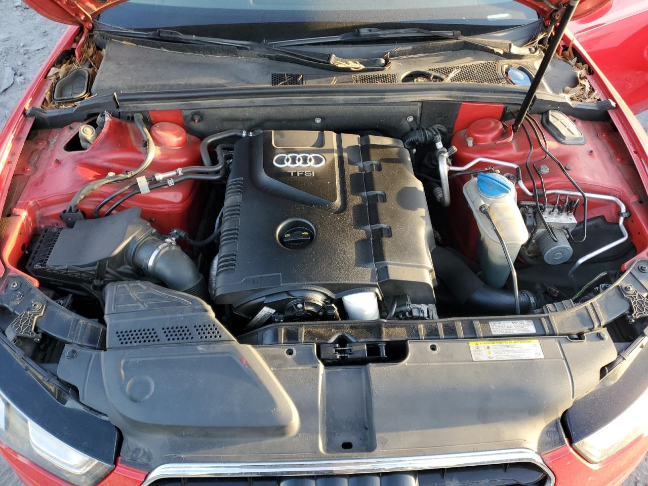 2014 Audi A5 VIN WAULFAFR4EA008706 Copart auction photo, frame damage / front end damage thumbnail 11