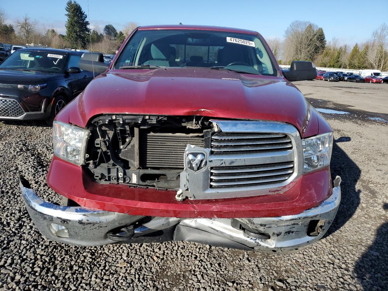 2015 RAM 1500 VIN 1C6RR7TMXFS719426 Copart auction photo, front end damage thumbnail 5