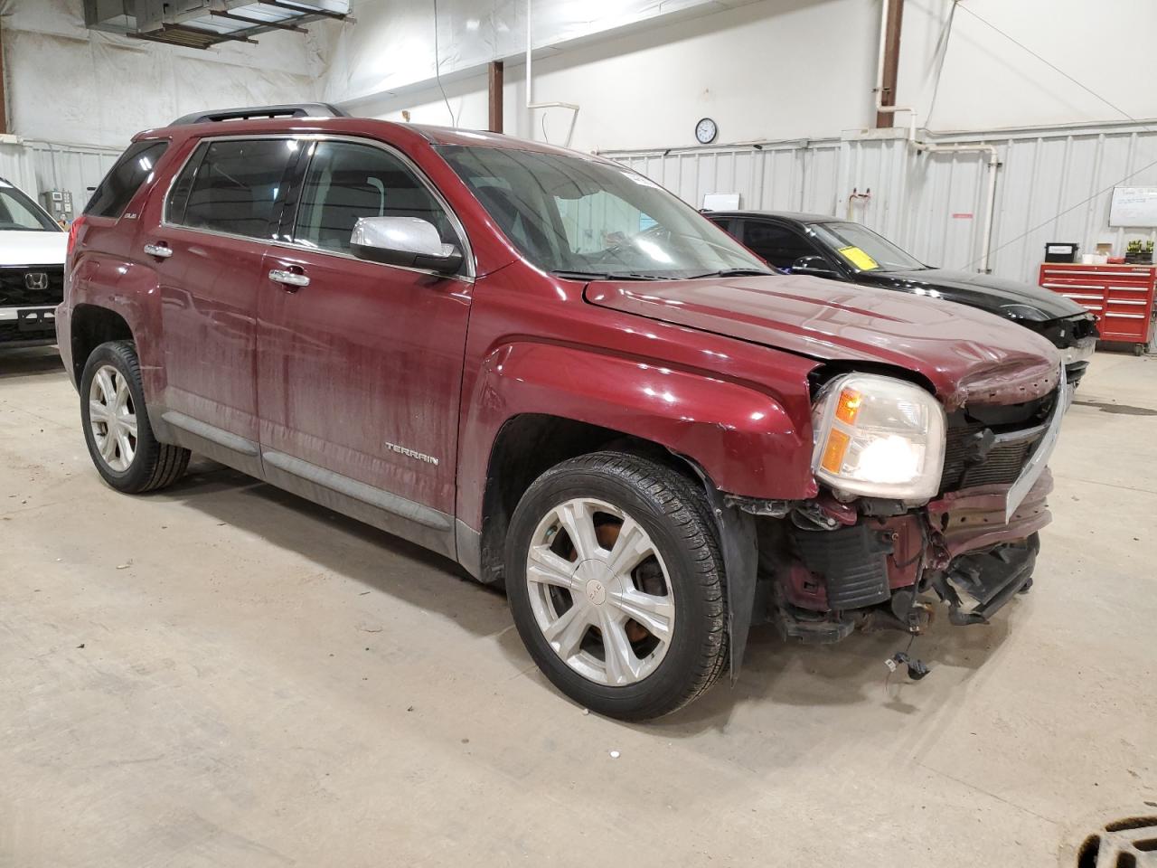 2016 GMC Terrain VIN 2GKFLTEK4G6254863 Copart auction photo, front end / side damage thumbnail 4