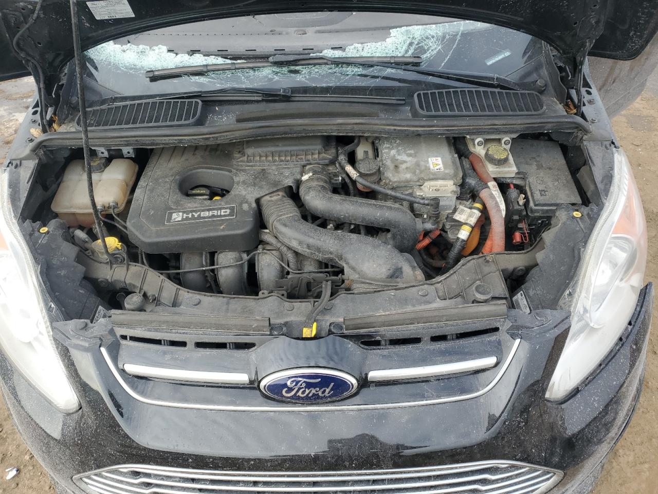 2013 Ford C-MAX VIN 1FADP5AU0DL555570 Copart auction photo, all over / mechanical damage thumbnail 13