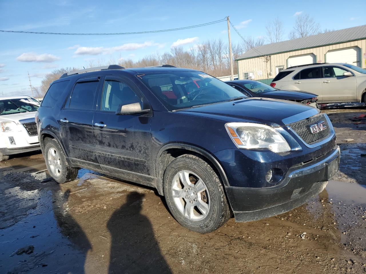 2011 GMC Acadia VIN 1GKKRNED0BJ246605 Copart auction photo, front end damage thumbnail 4