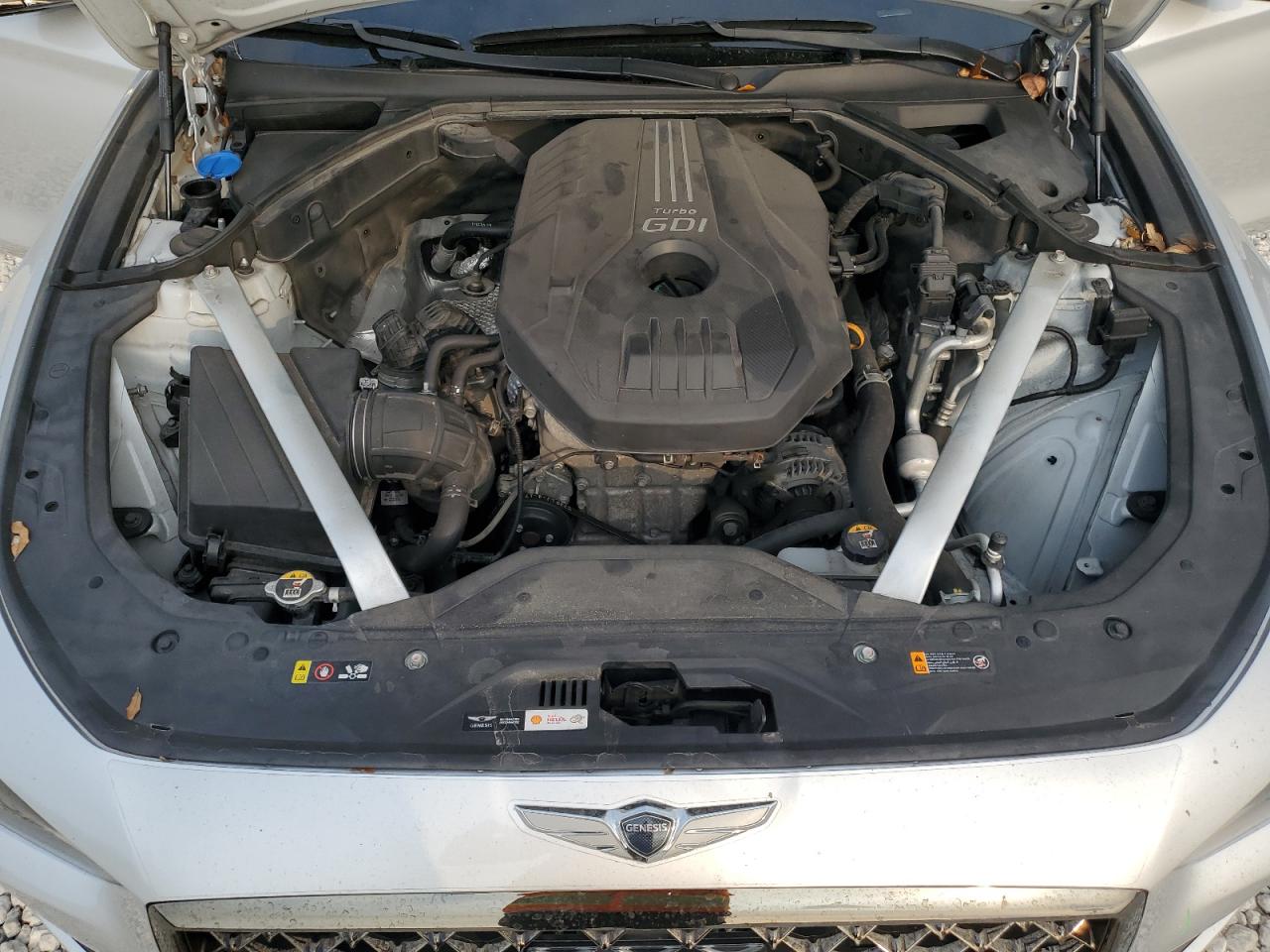 2019 Genesis G70 VIN KMTG44LAXKU026617 Copart auction photo, rear end / side damage thumbnail 11