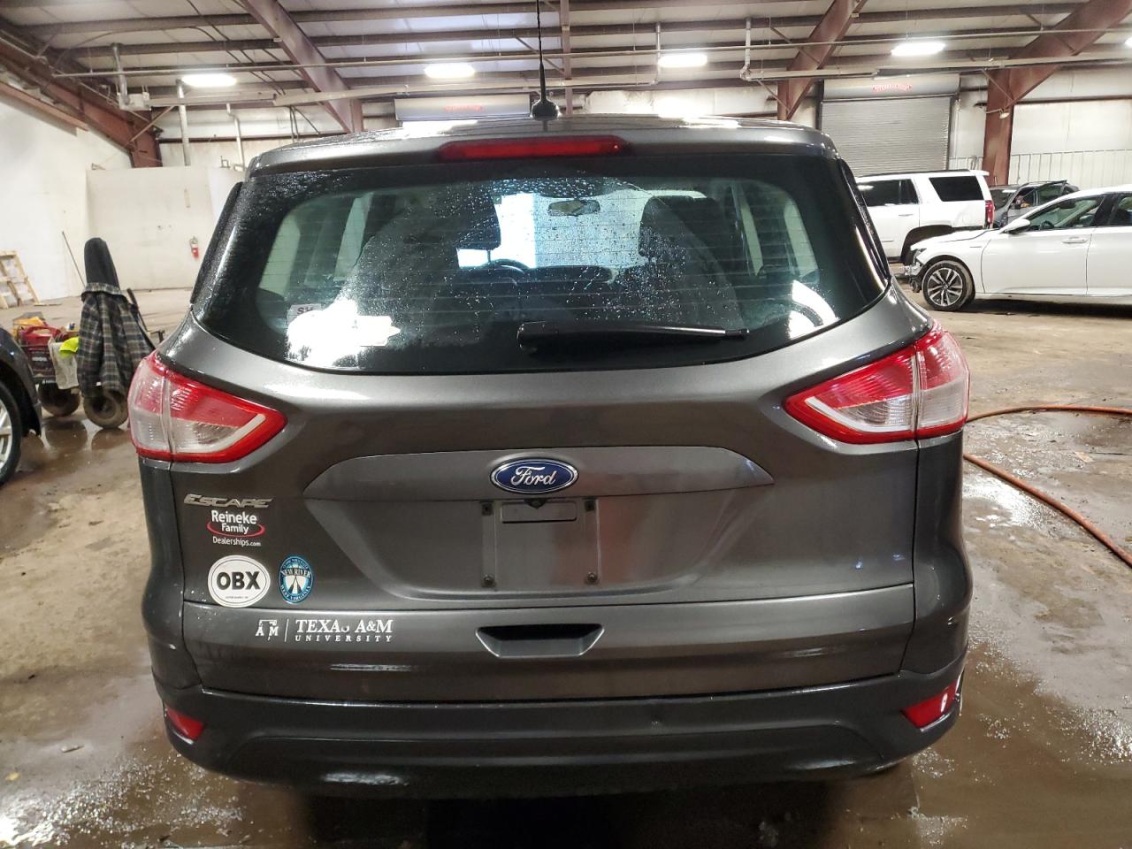 2015 Ford Escape VIN 1FMCU0F72FUB92489 Copart auction photo, front end / side damage thumbnail 6