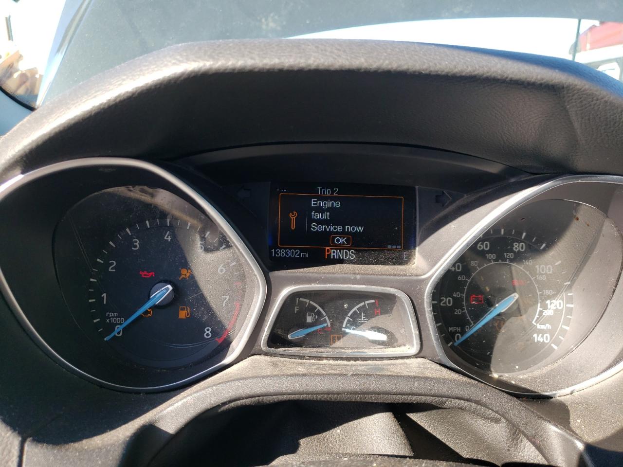 2015 Ford Focus VIN 1FADP3F28FL249070 Copart auction photo, front end / side damage thumbnail 9