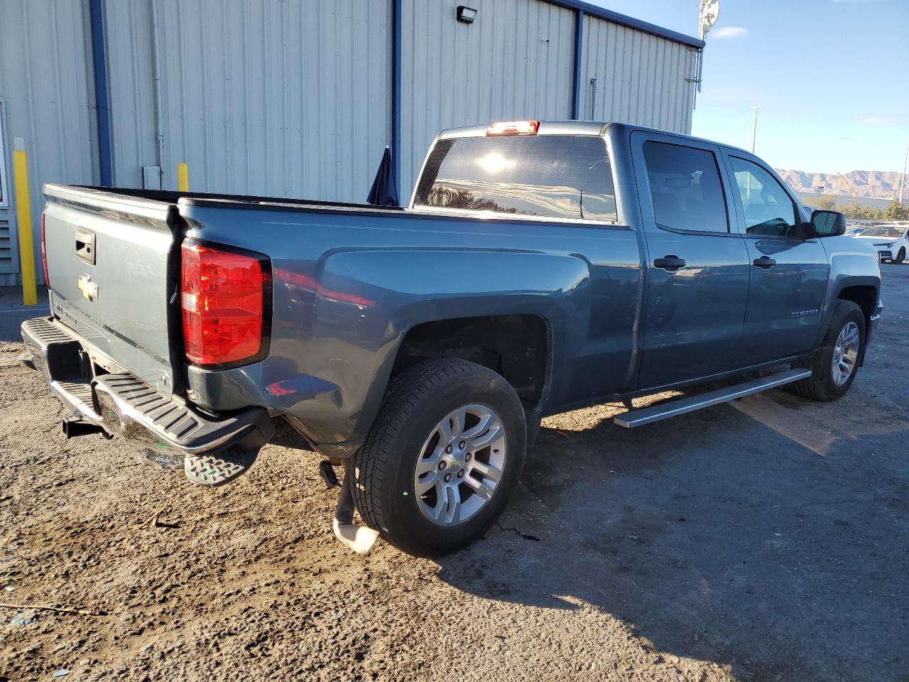 2014 Chevrolet Silverado VIN 3GCPCREC3EG458146 Copart auction photo, side damage thumbnail 3