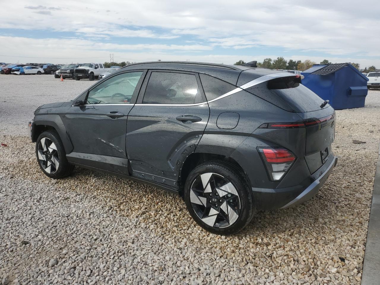 2024 Hyundai Kona VIN KM8HECA39RU024491 Copart auction photo, front end / side damage thumbnail 2