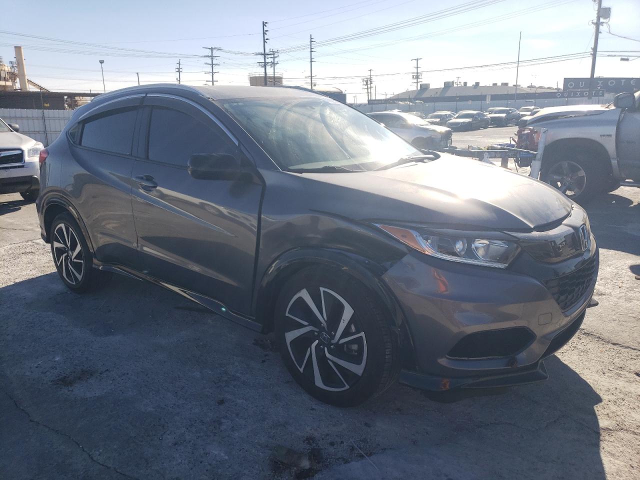 2020 Honda HR-V VIN 3CZRU5H19LM703310 Copart auction photo, front end damage thumbnail 4