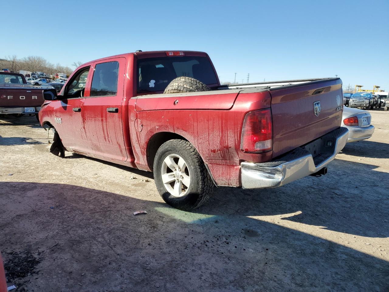 2013 RAM 1500 VIN 1C6RR7KP5DS532135 Copart auction photo, front end / undercarriage damage thumbnail 2