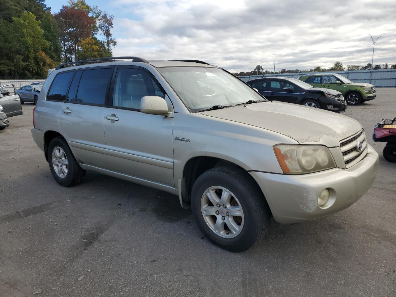 2002 Toyota Highlander VIN JTEGF21A320034786 Copart auction photo, mechanical / rear end damage thumbnail 4