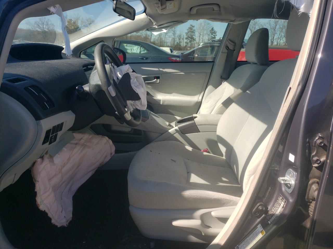 2012 Toyota Prius VIN JTDKN3DU8C5522634 Copart auction photo, front end / rear end damage thumbnail 7