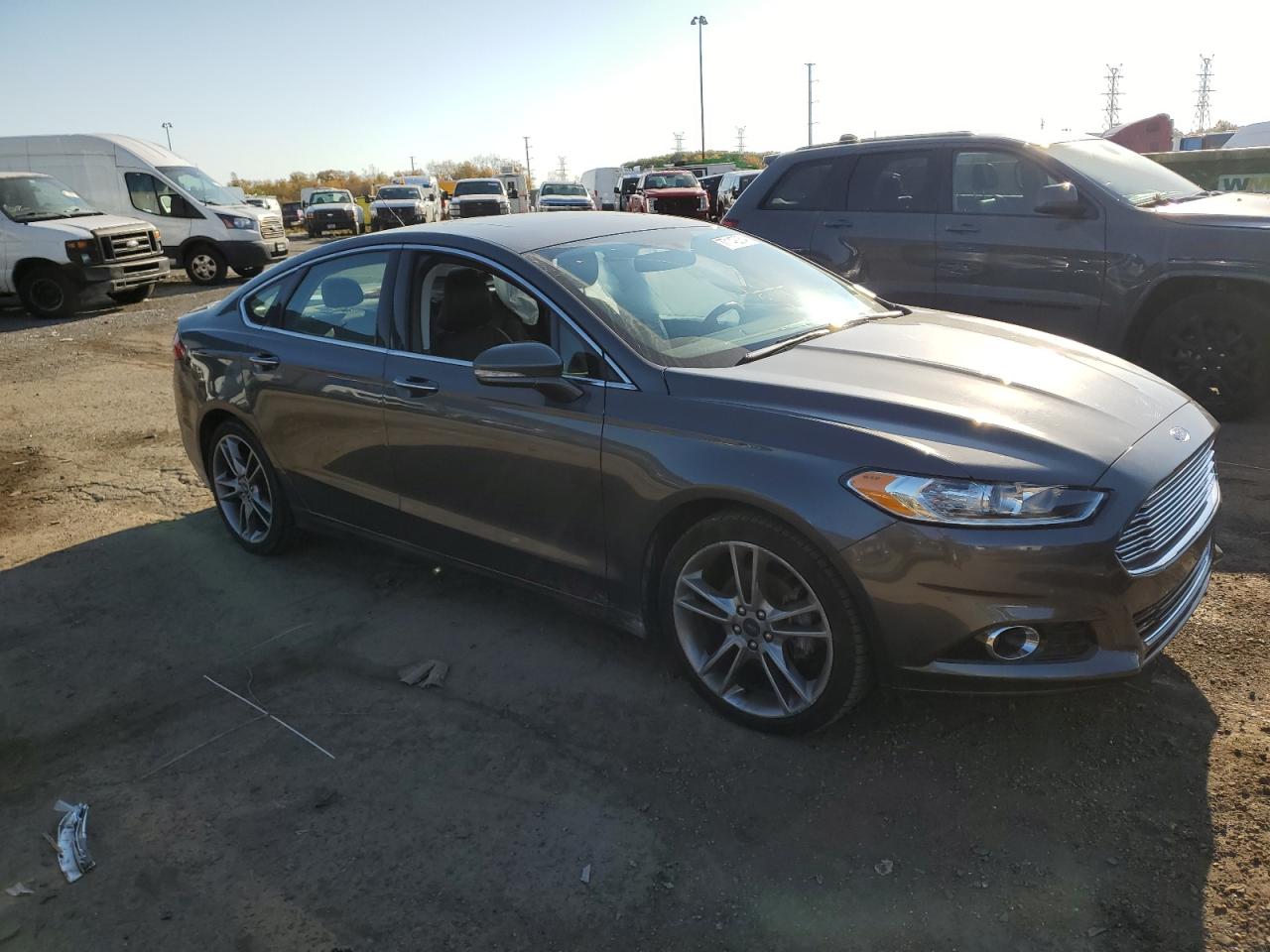 2016 Ford Fusion VIN 3FA6P0K94GR249743 Copart auction photo, side damage thumbnail 4