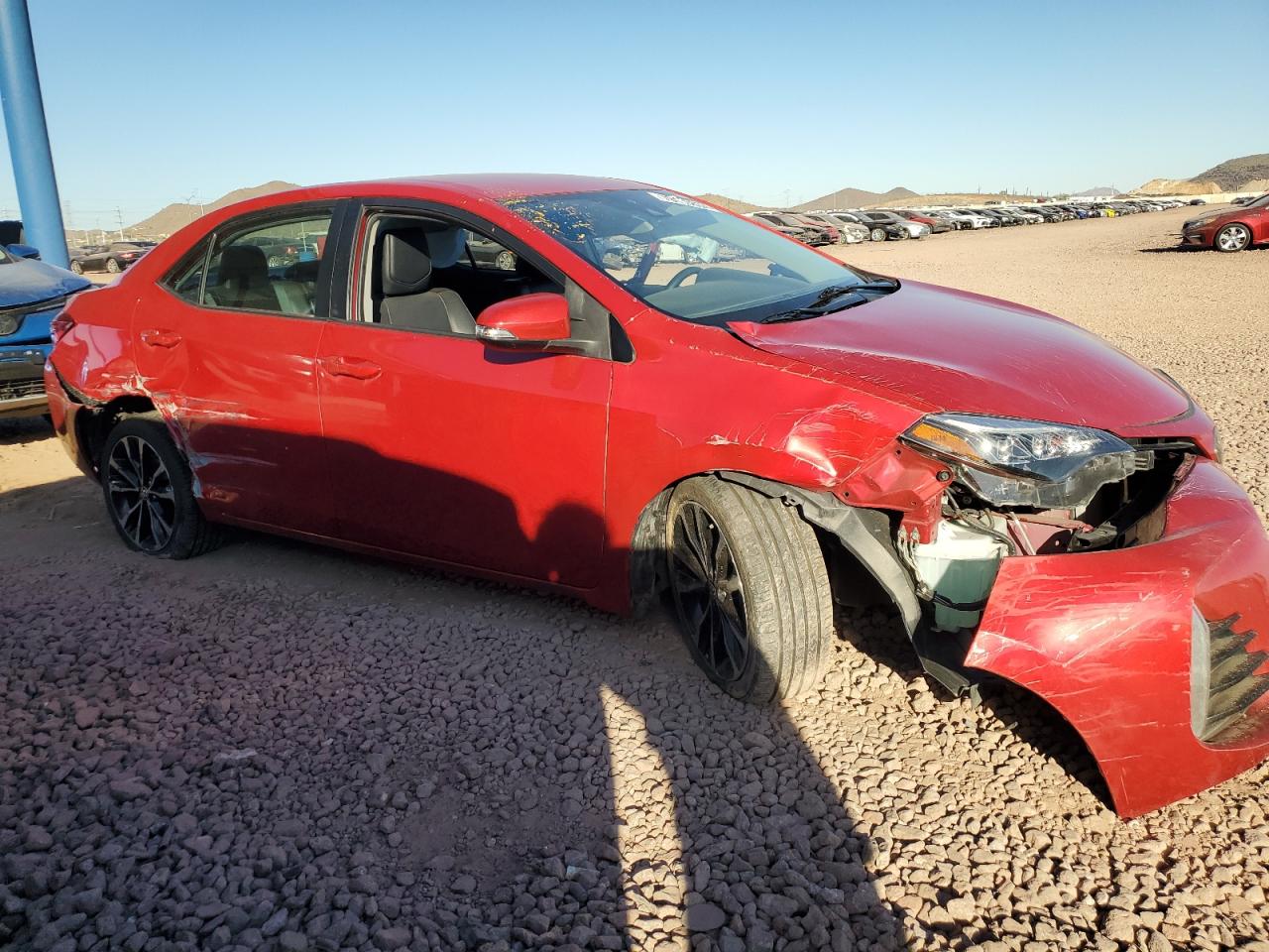 2019 Toyota Corolla VIN 2T1BURHEXKC236701 Copart auction photo, all over damage thumbnail 4