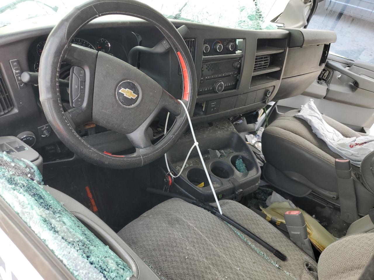 2014 Chevrolet Express VIN 1GCZGTCG6E1122019 Copart auction photo, front end / side damage thumbnail 8