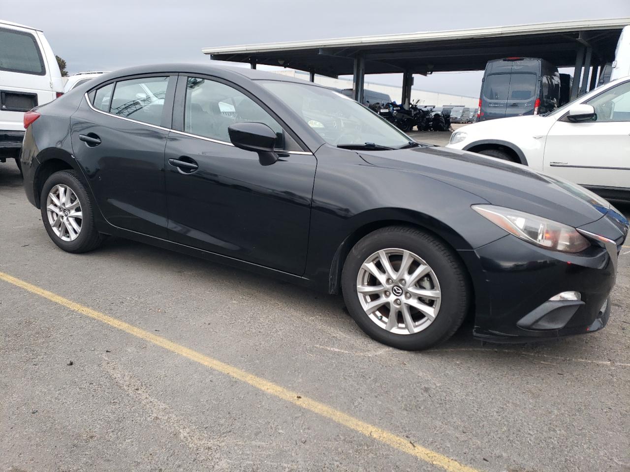 2016 Mazda 3 VIN JM1BM1U75G1277385 Copart auction photo, side damage thumbnail 4