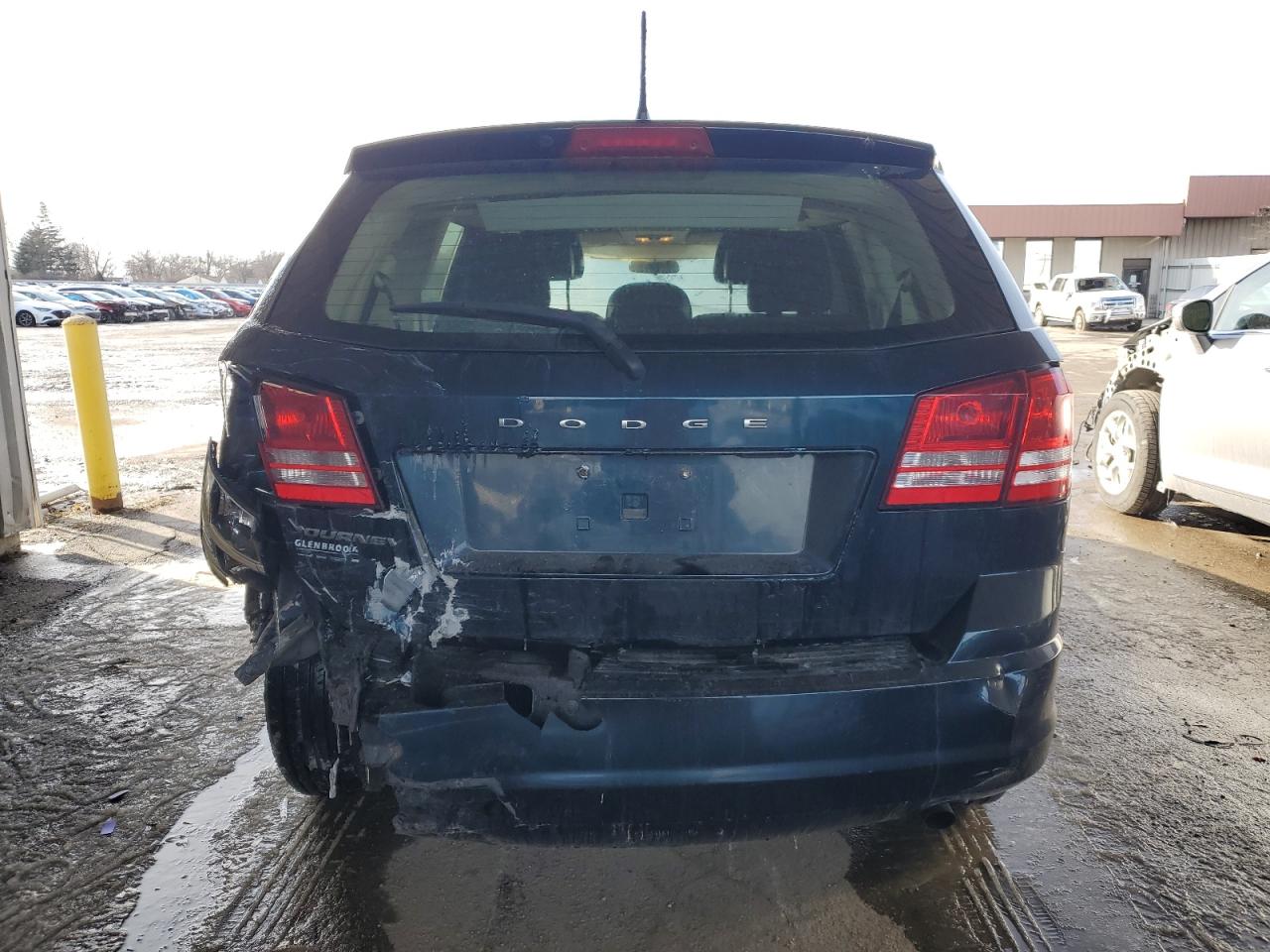 2014 Dodge Journey VIN 3C4PDCAB4ET262988 Copart auction photo, rear end / damage history damage thumbnail 6