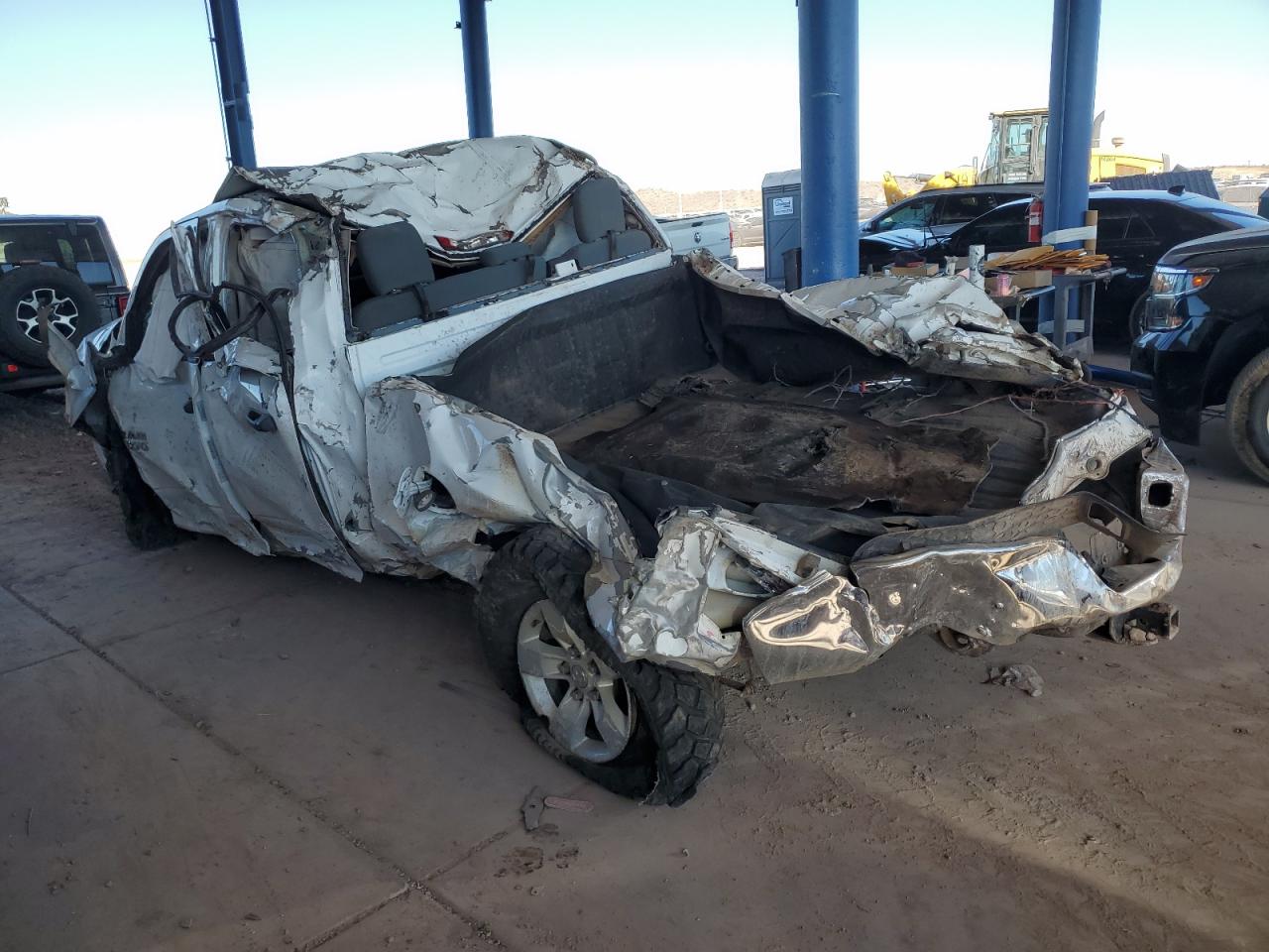 2016 RAM 1500 VIN 1C6RR7FT2GS213576 Copart auction photo, rollover damage thumbnail 2