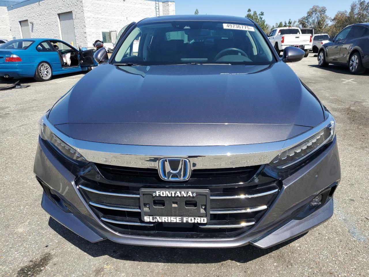2022 Honda Accord VIN 1HGCV3F90NA016773 Copart auction photo, side damage thumbnail 5