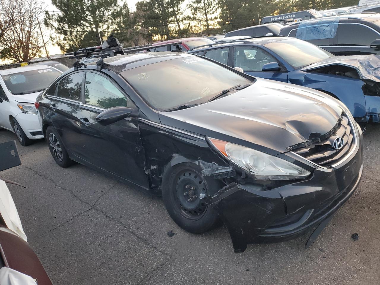 2011 Hyundai Sonata VIN 5NPEB4ACXBH178682 Copart auction photo, side damage thumbnail 4