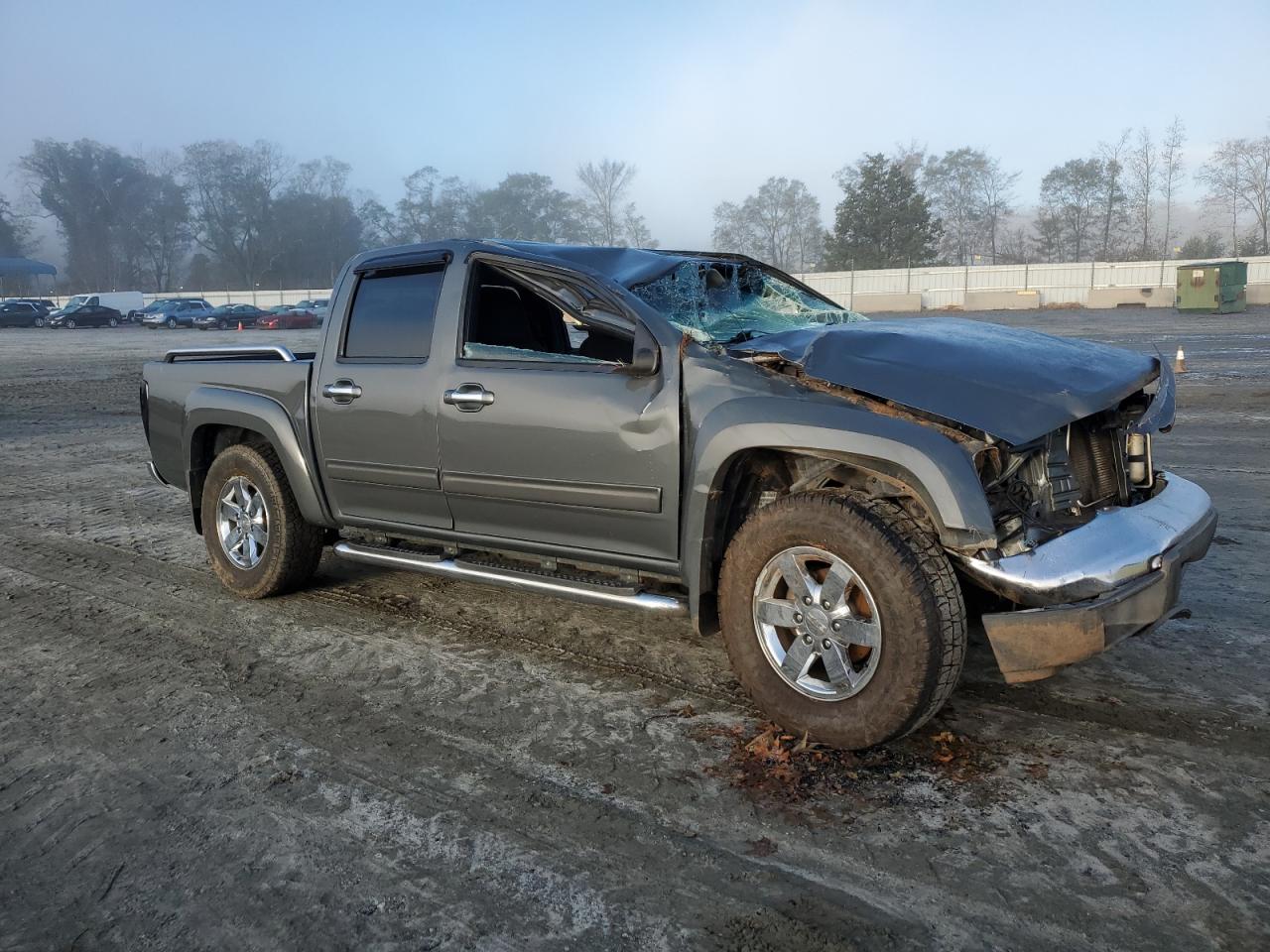 2012 GMC Canyon VIN 1GTH5MFE2C8132732 Copart auction photo, top/roof damage thumbnail 4