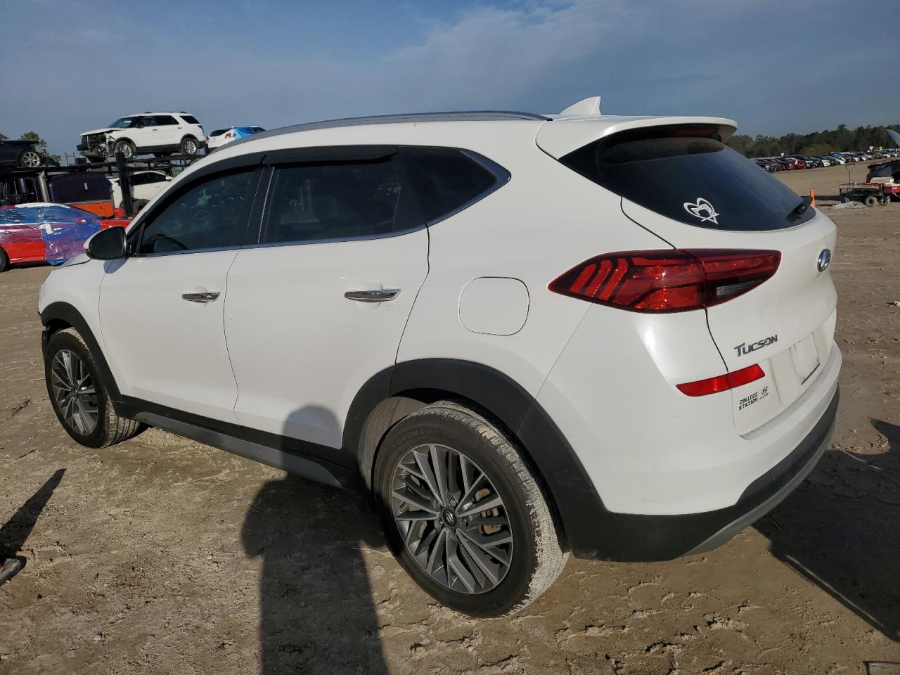 2019 Hyundai Tucson VIN KM8J33AL0KU866956 Copart auction photo, front end / side damage thumbnail 2