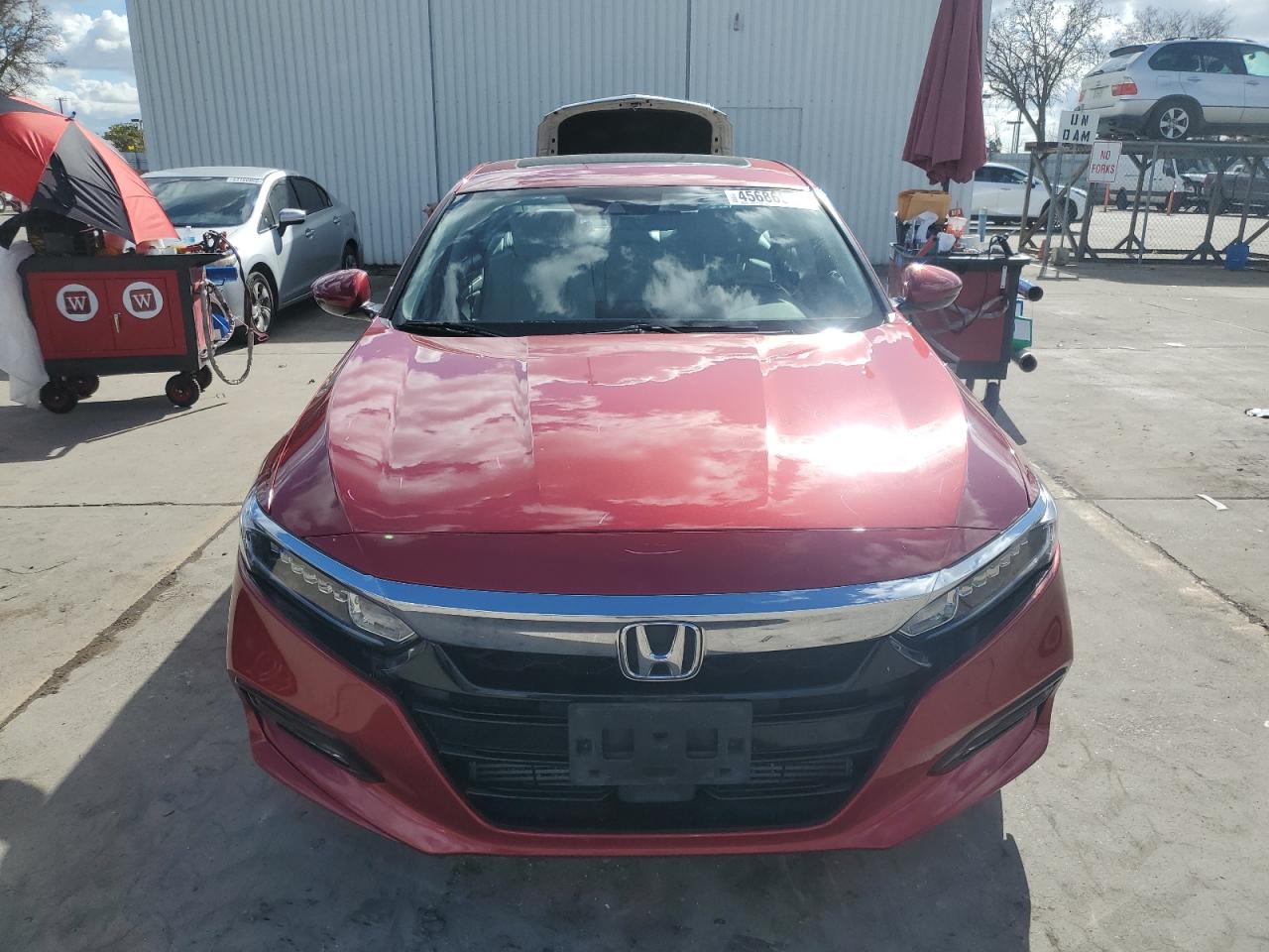 2018 Honda Accord VIN 1HGCV2F56JA023437 Copart auction photo, rear end damage thumbnail 5