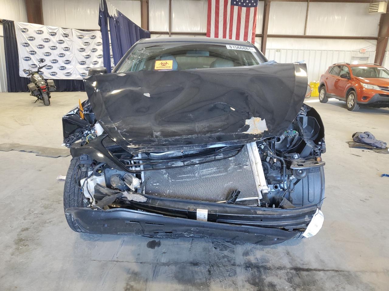 2014 Hyundai Tucson VIN KM8JT3AFXEU885187 Copart auction photo, front end damage thumbnail 5