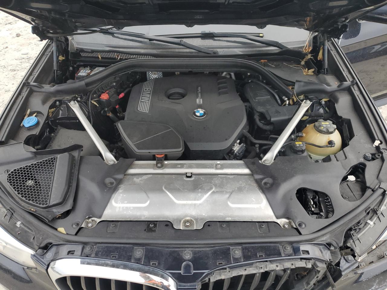 2019 BMW X3 VIN 5UXTR7C53KLE88964 Copart auction photo, front end / side damage thumbnail 12