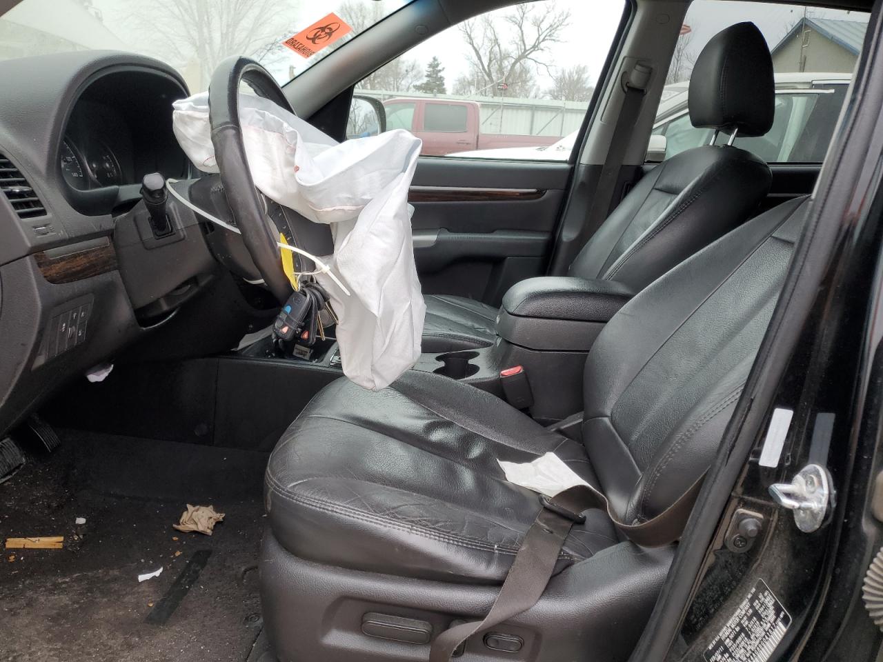 2011 Hyundai Santa Fe VIN 5XYZK4AG8BG041817 Copart auction photo, front end damage thumbnail 7
