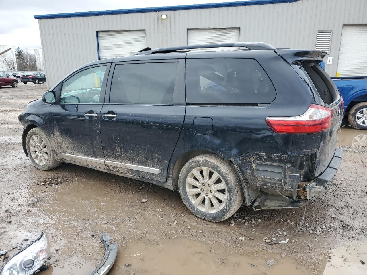 2015 Toyota Sienna VIN 5TDDK3DC2FS111205 Copart auction photo, all over damage thumbnail 2