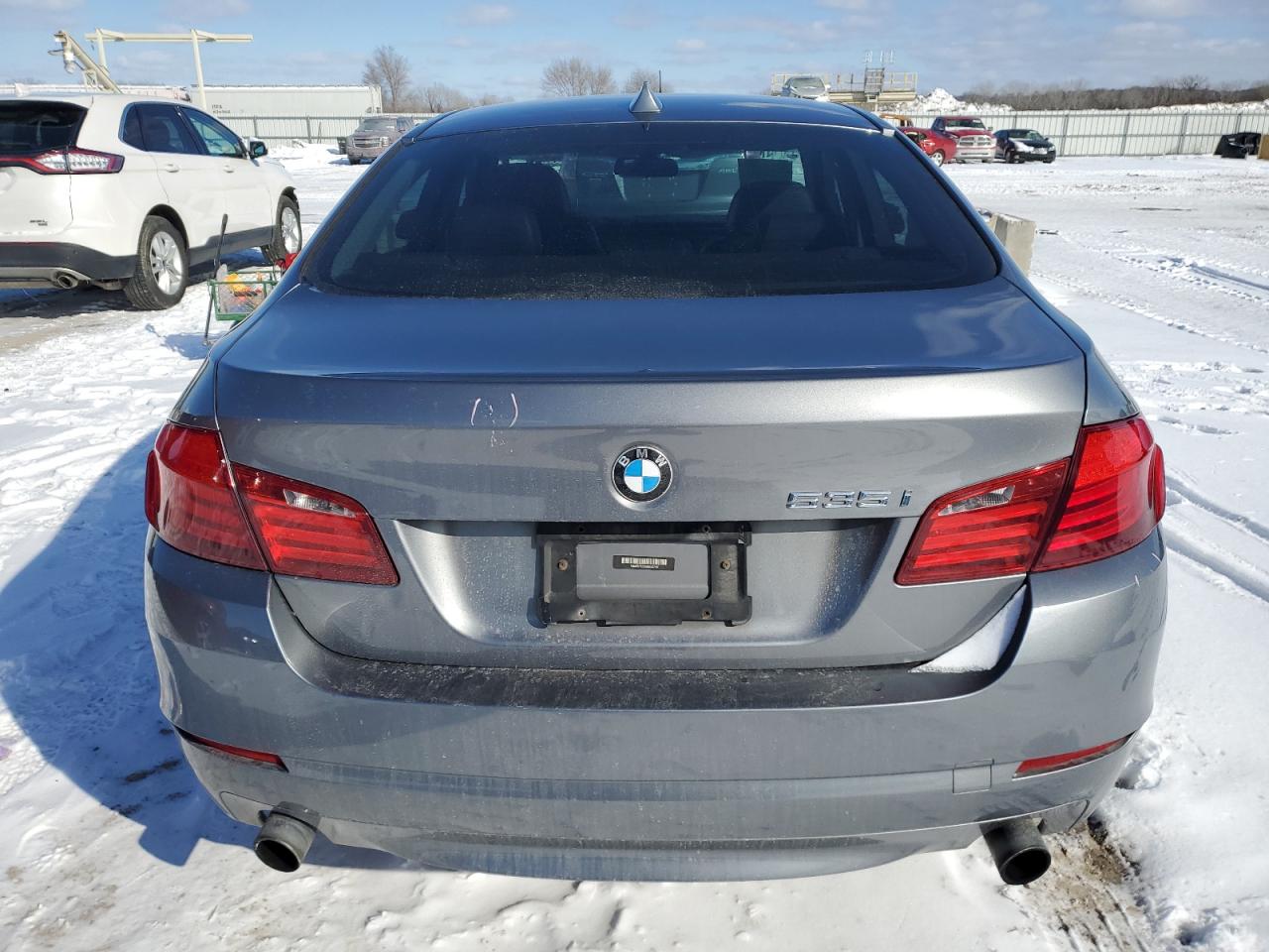 2011 BMW 5er VIN WBAFU7C53BDU53746 Copart auction photo, front end damage thumbnail 6