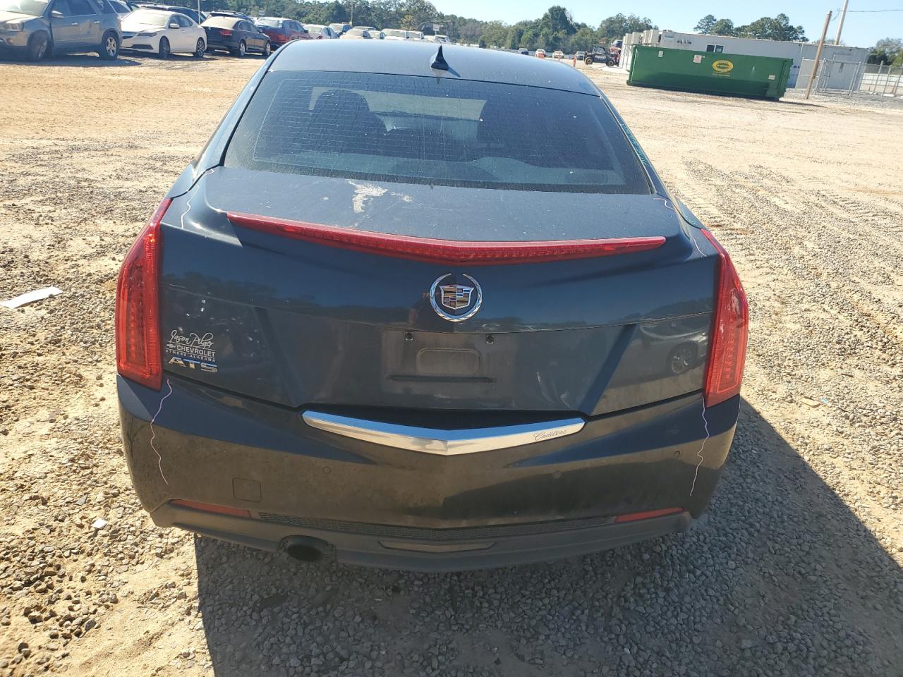 2014 Cadillac ATS VIN 1G6AB5RAXE0155026 Copart auction photo, side damage thumbnail 6