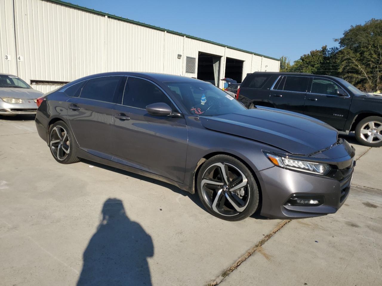 2019 Honda Accord VIN 1HGCV1F35KA082098 Copart auction photo, front end damage thumbnail 4