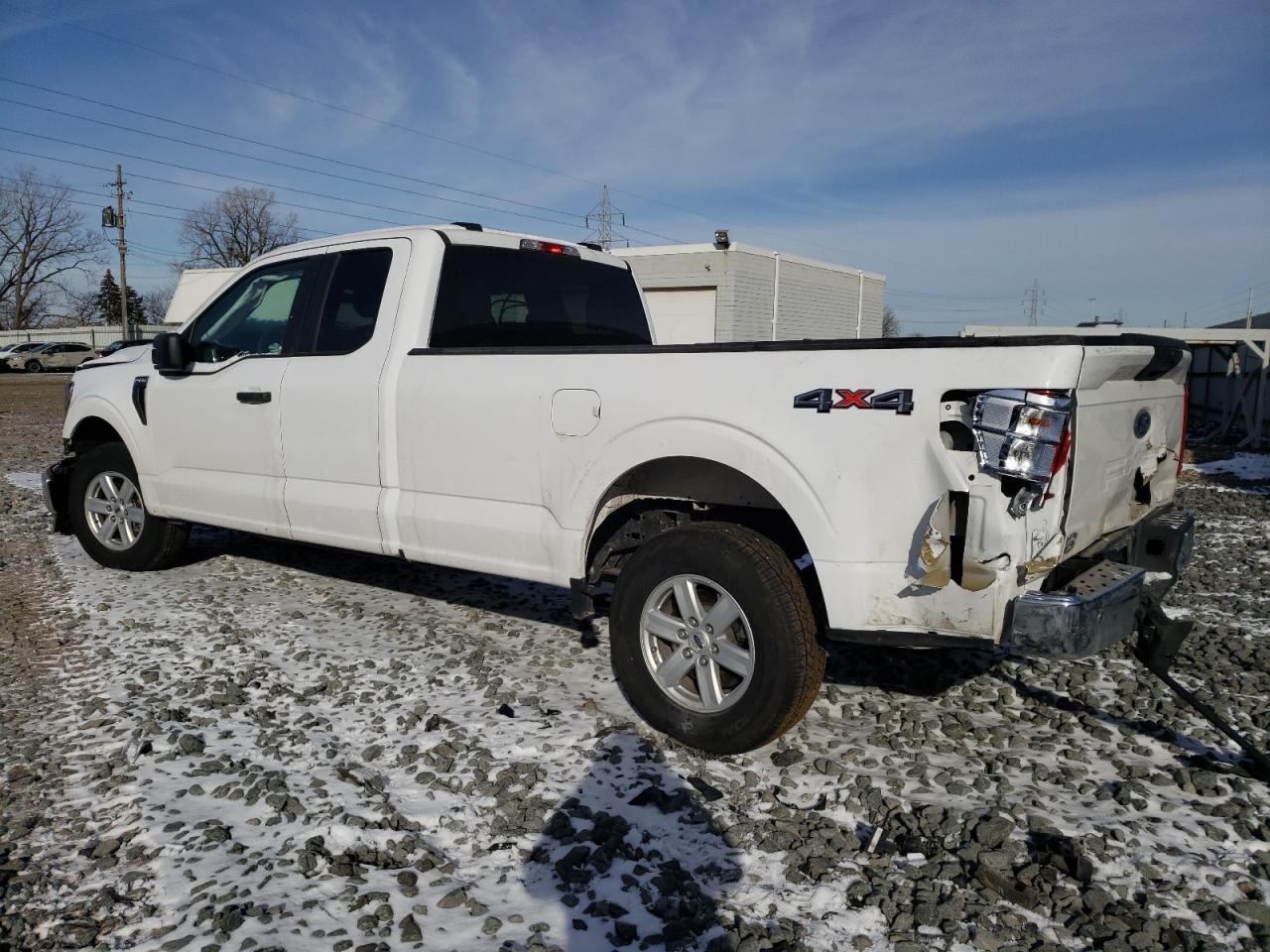 2023 Ford F-150 VIN 1FTFX1E50PKE83746 Copart auction photo, front end / rear end damage thumbnail 2