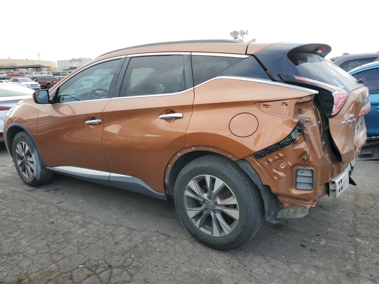 2015 Nissan Murano VIN 5N1AZ2MG8FN251255 Copart auction photo, rear end / front end damage thumbnail 2
