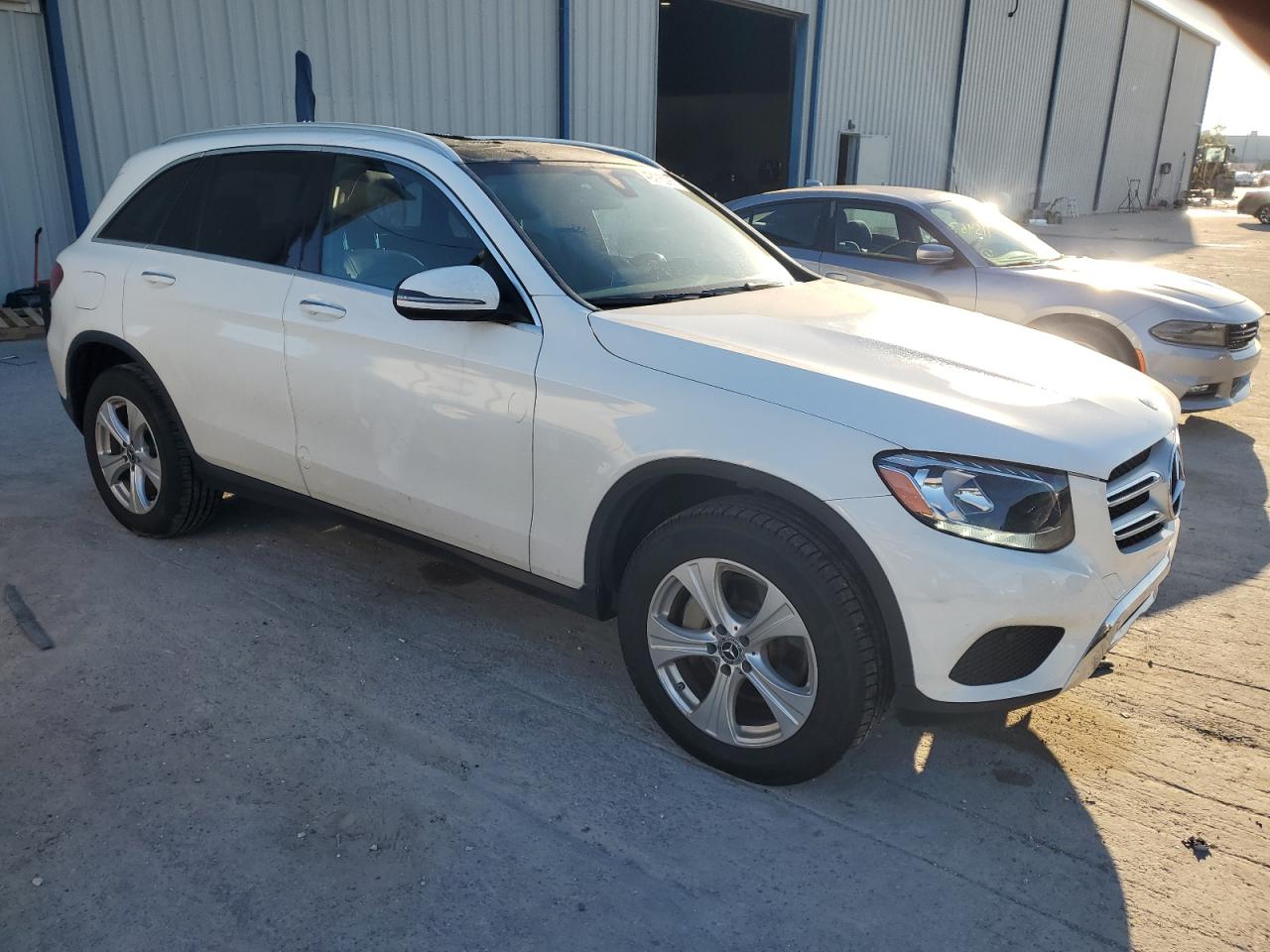 2018 Mercedes-Benz GLC VIN WDC0G4KB4JV034670 Copart auction photo, top/roof damage thumbnail 4