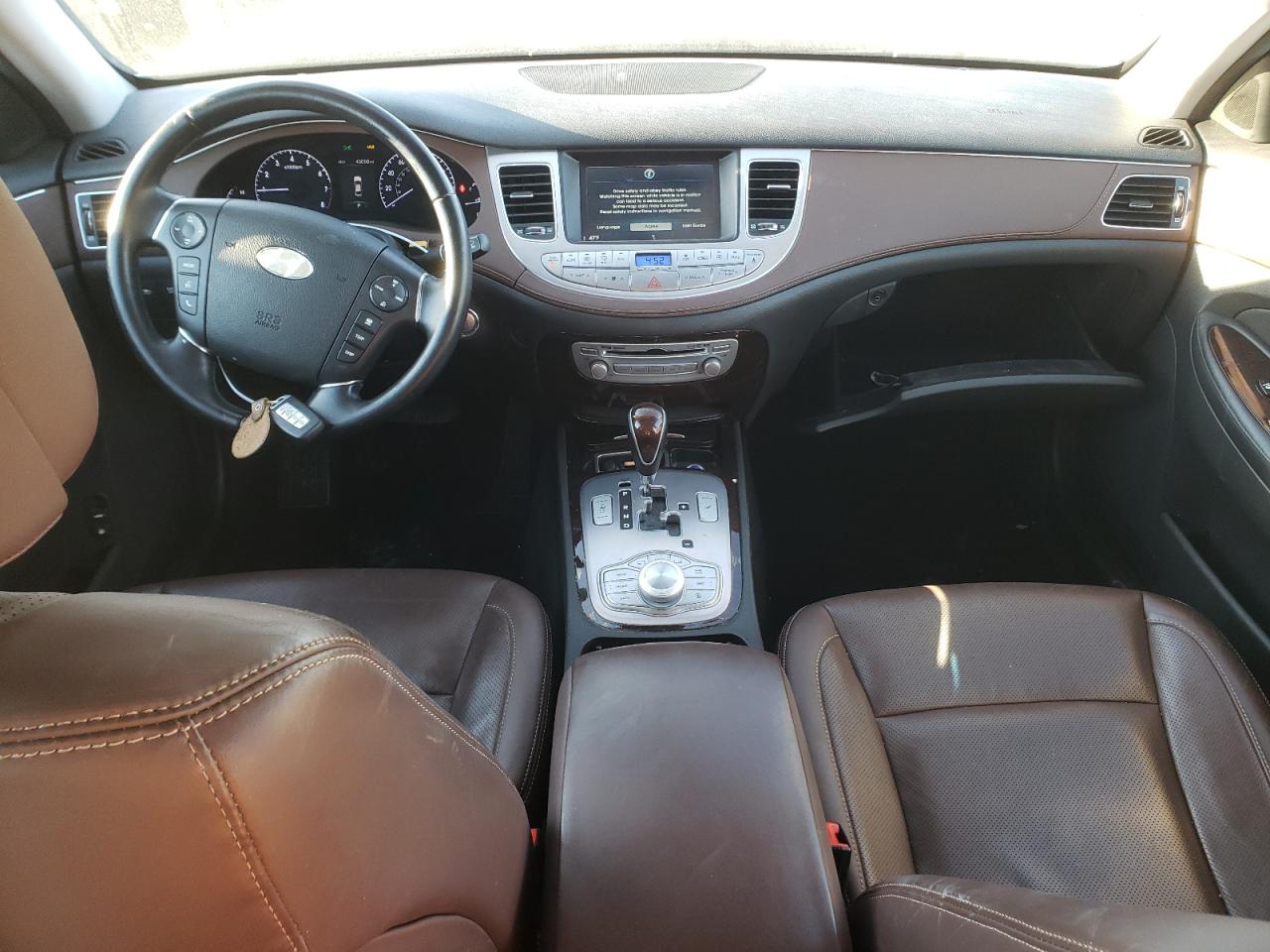 2013 Hyundai Genesis VIN KMHGC4DD3DU224500 Copart auction photo, front end / side damage thumbnail 8