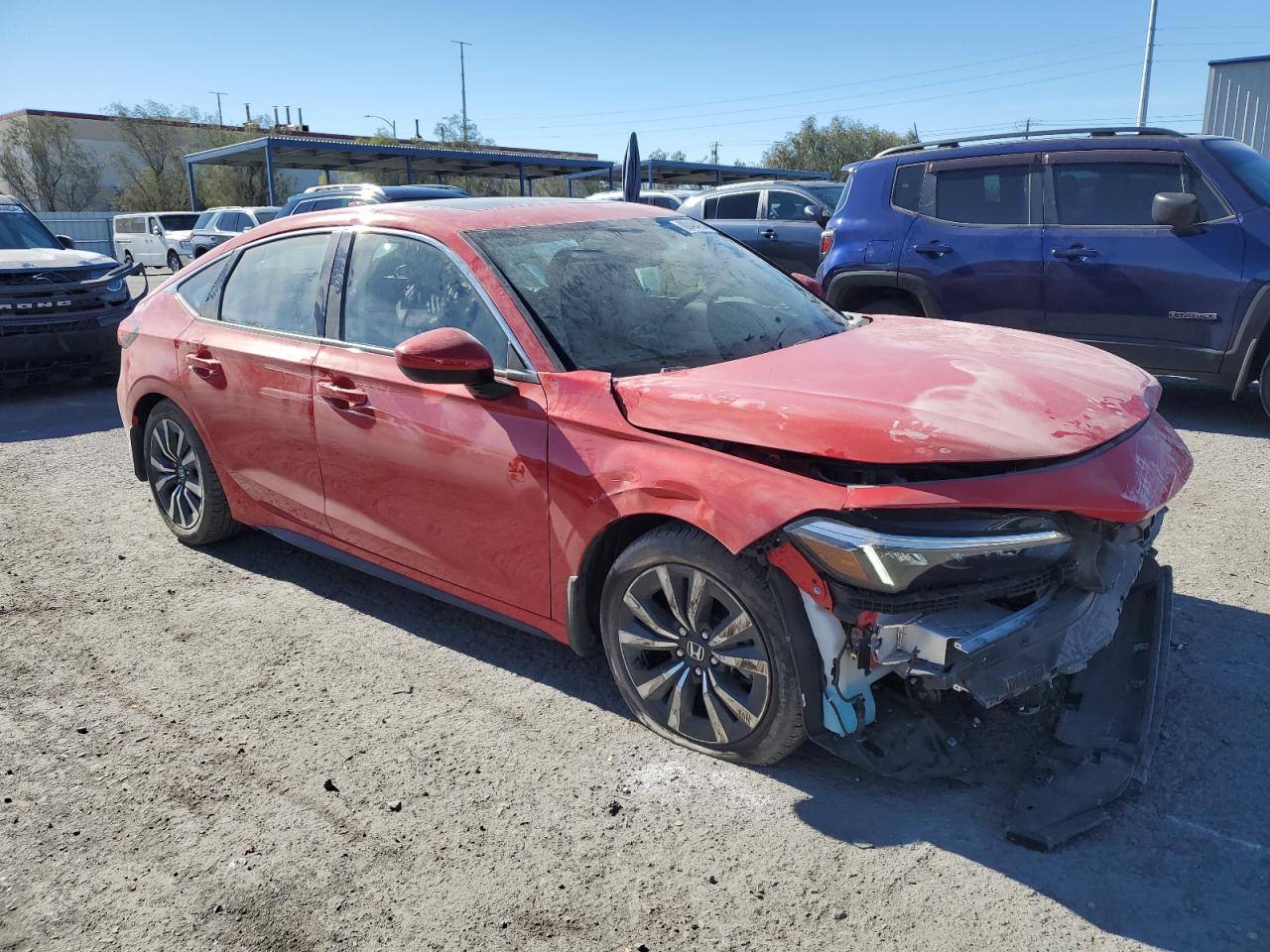2024 Honda Civic VIN 19XFL1H78RE011860 Copart auction photo, front end damage thumbnail 4