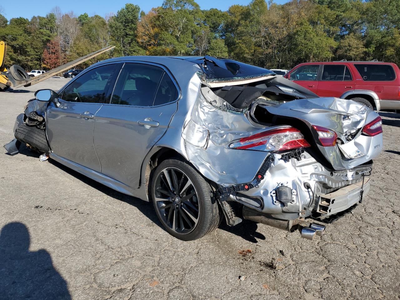 2020 Toyota Camry VIN 4T1K61AK7LU858166 Copart auction photo, all over damage thumbnail 2